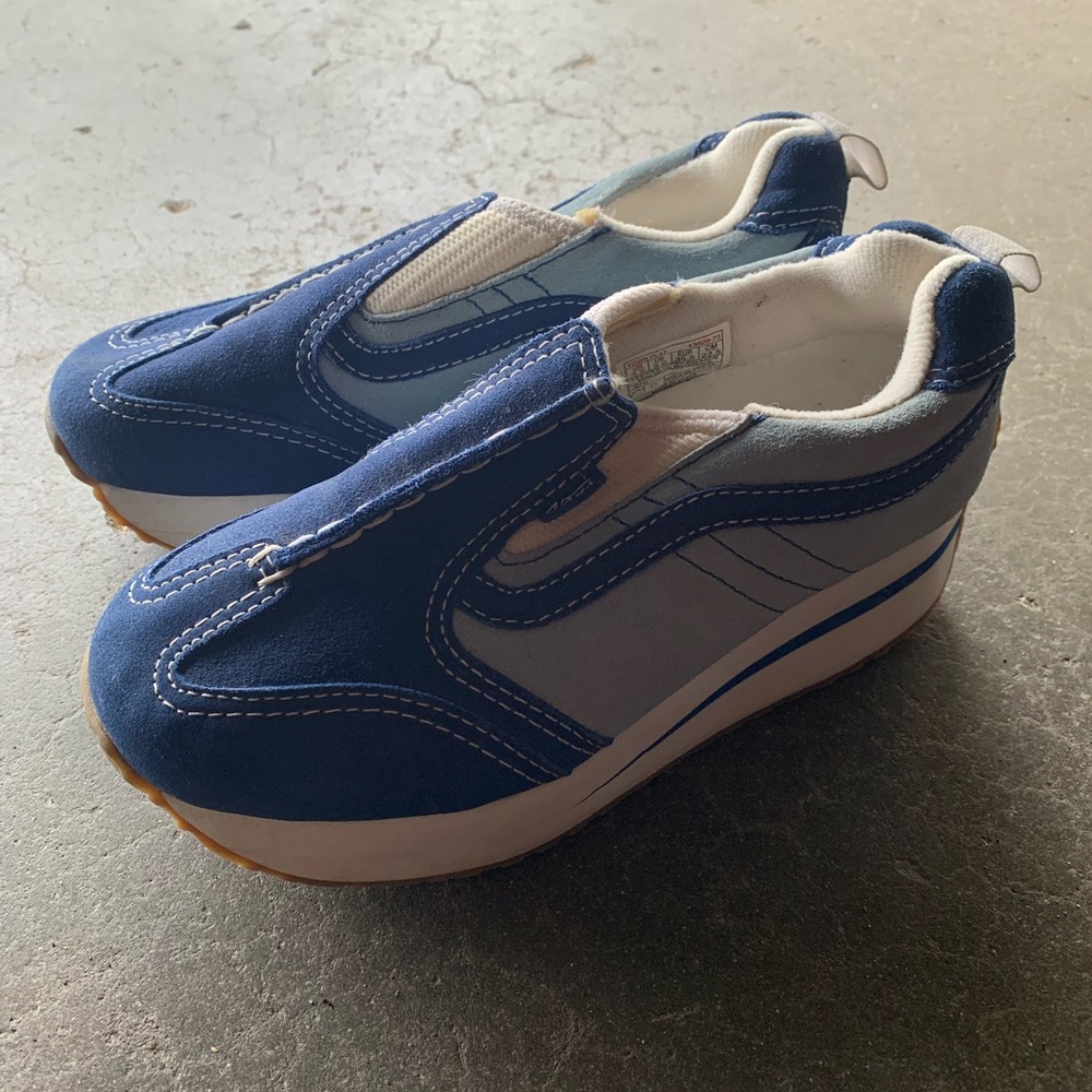 90s chunky platform vans !!